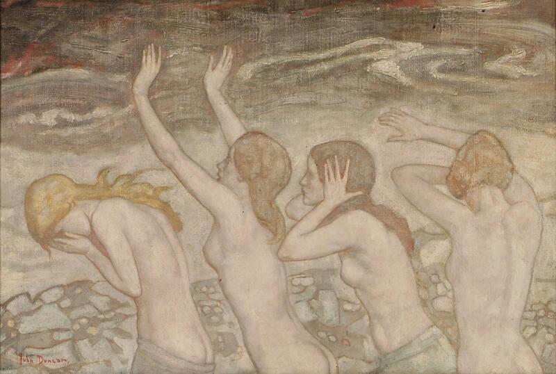 Historical painting titled Phlegethon by John Duncan.