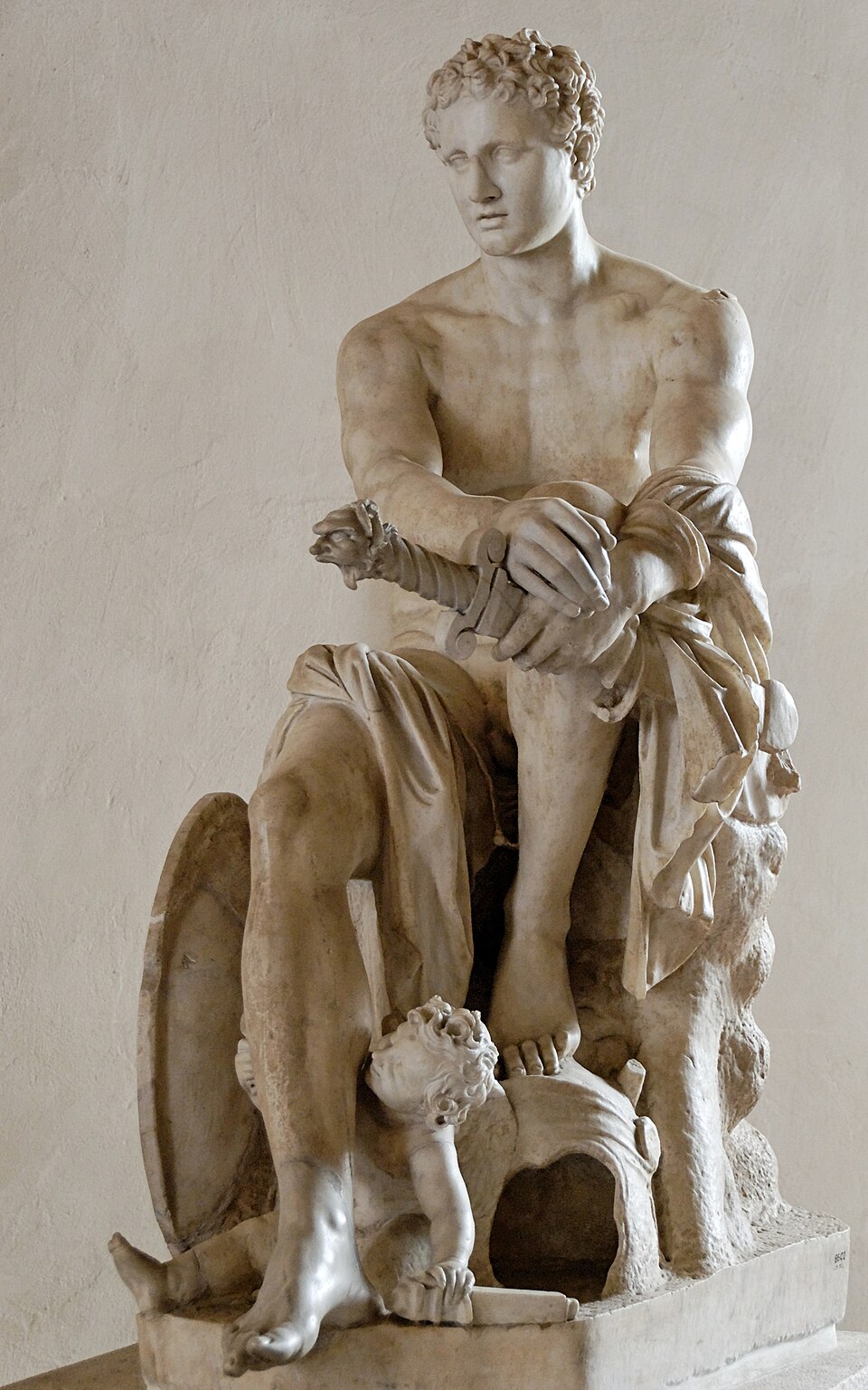 Depiction of Ares from the Temple of Zeus Pantheon