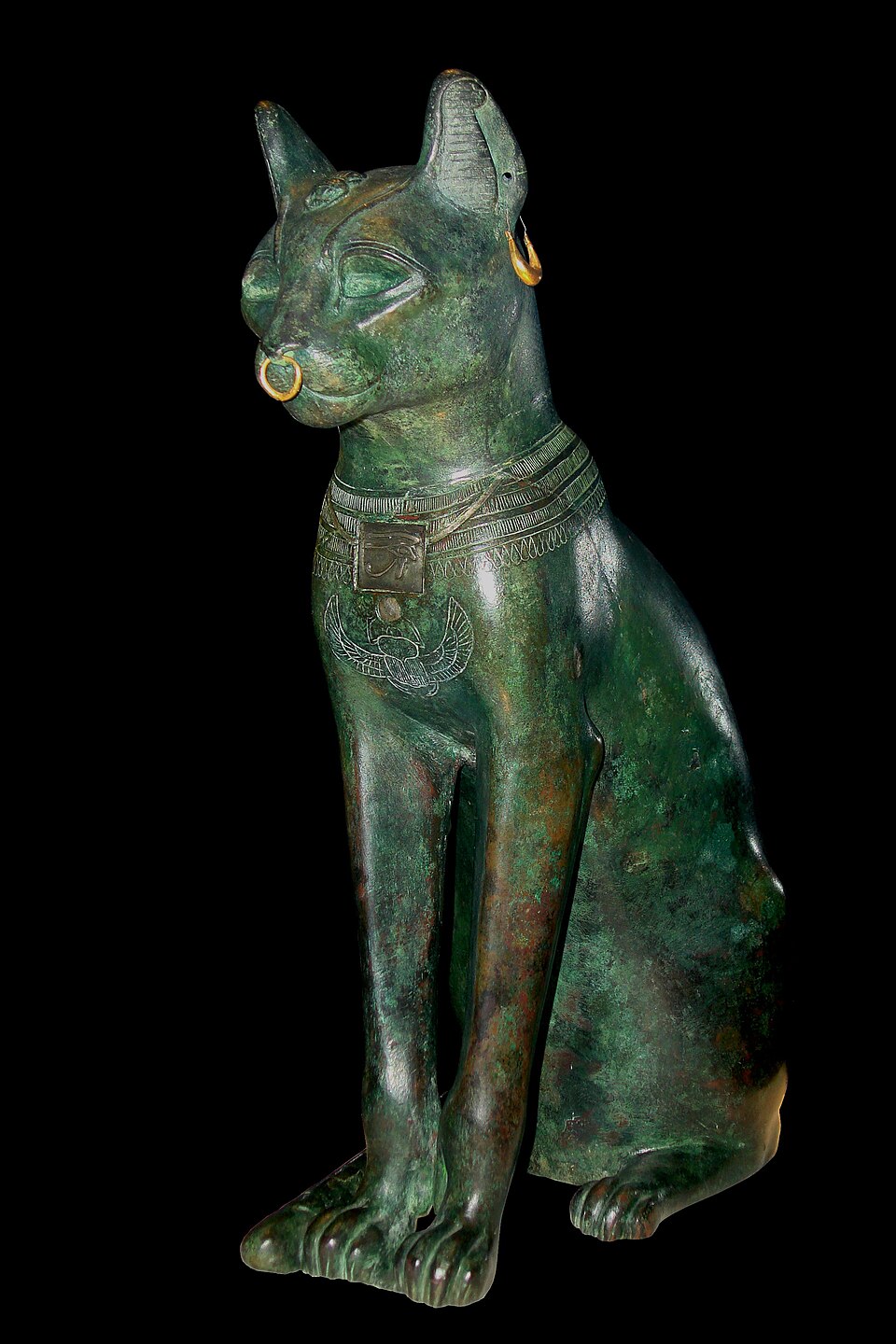 Depiction of Bastet from the Temple of Zeus Pantheon