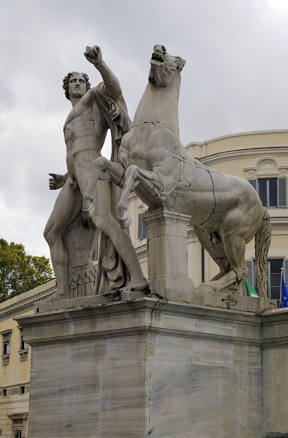 Depiction of Castor from the Temple of Zeus Pantheon
