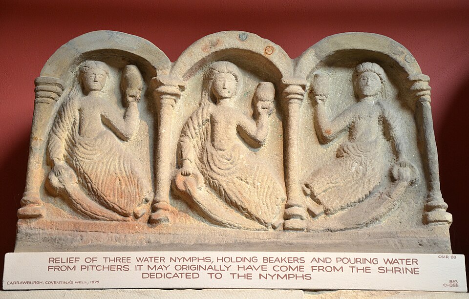 Depiction of Coventina from the Temple of Zeus Pantheon