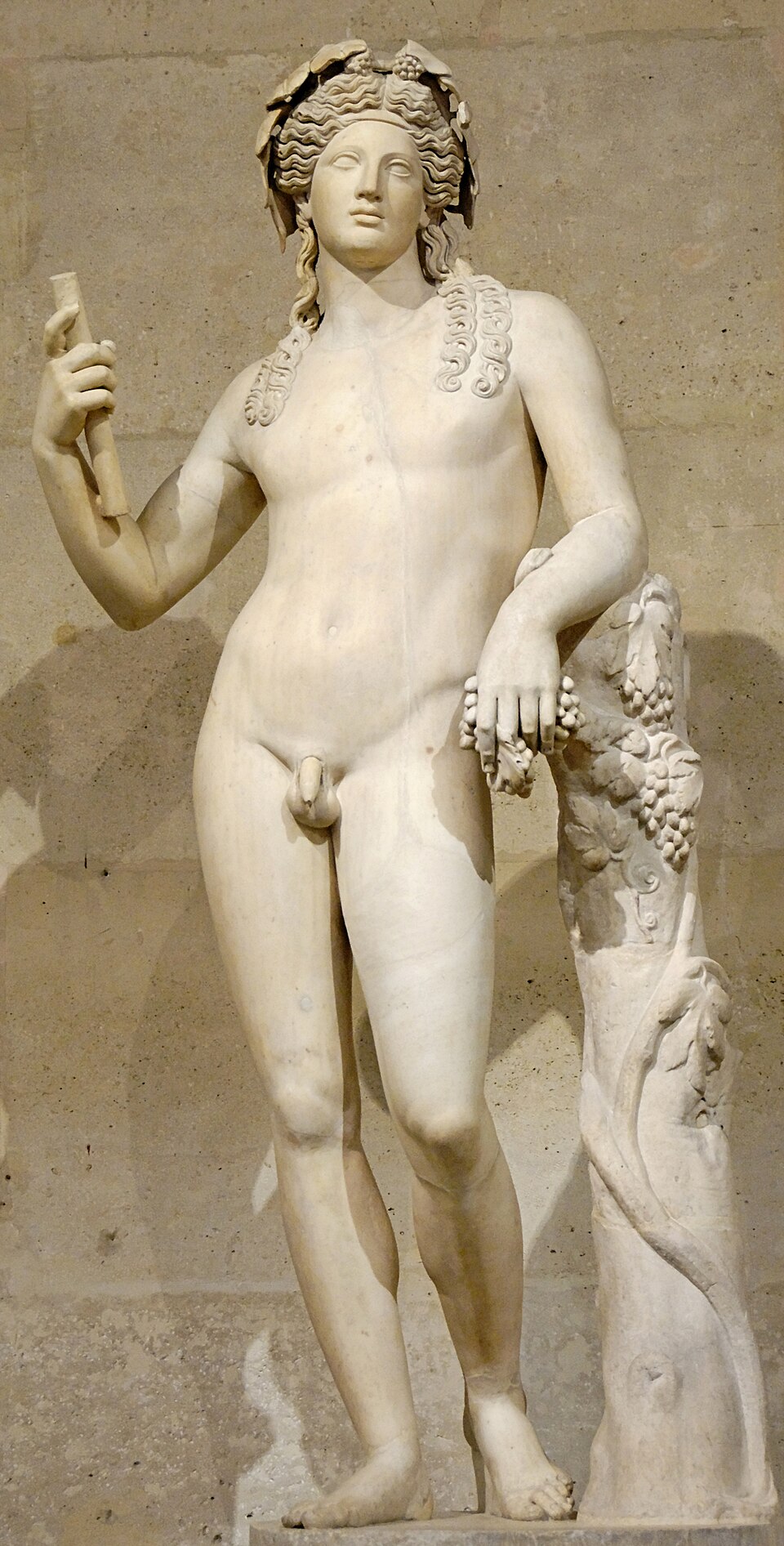 Depiction of Dionysus from the Temple of Zeus Pantheon