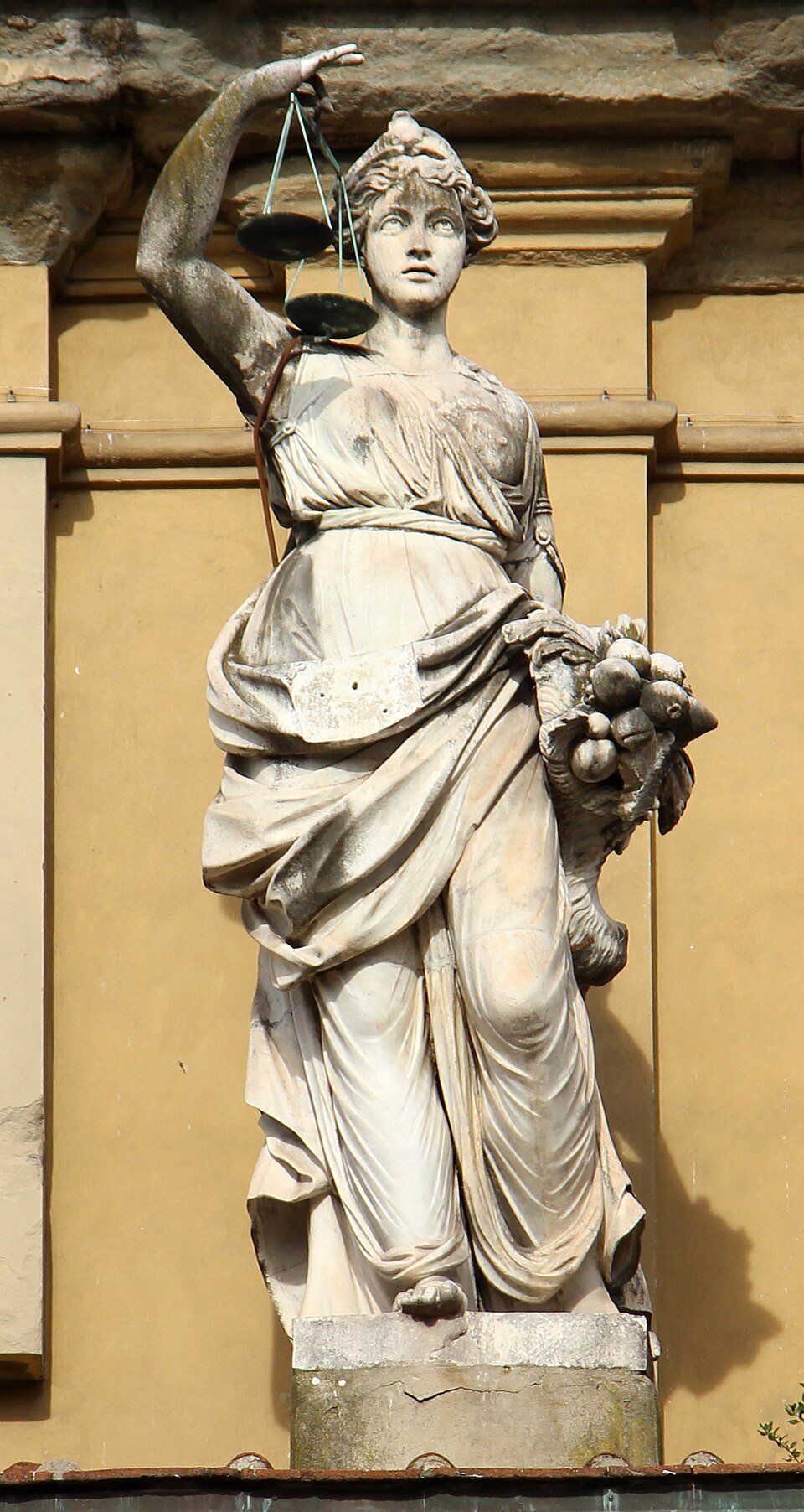 Depiction of Equitas from the Temple of Zeus Pantheon