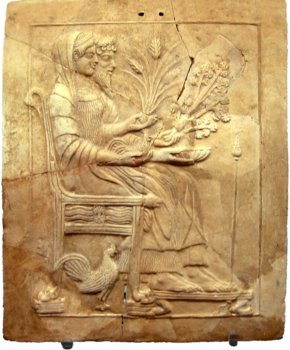 Depiction of Ereshkigal from the Temple of Zeus Pantheon