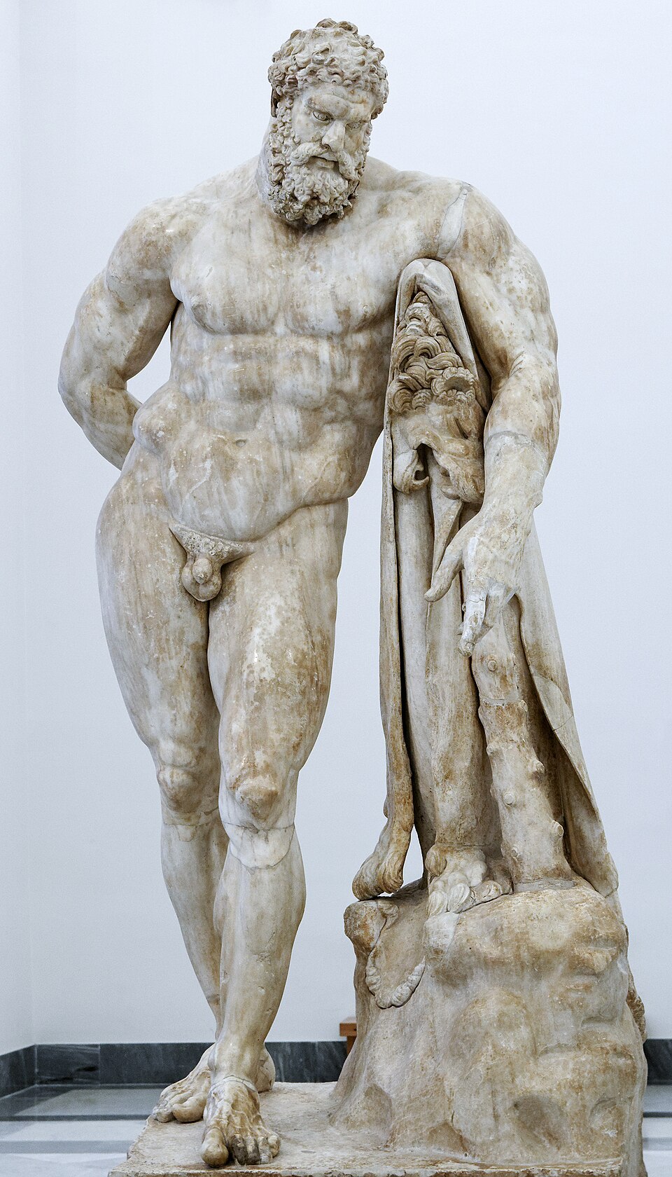 Depiction of Heracles from the Temple of Zeus Pantheon