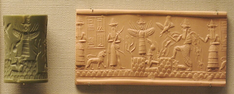 Depiction of Isimud from the Temple of Zeus Pantheon
