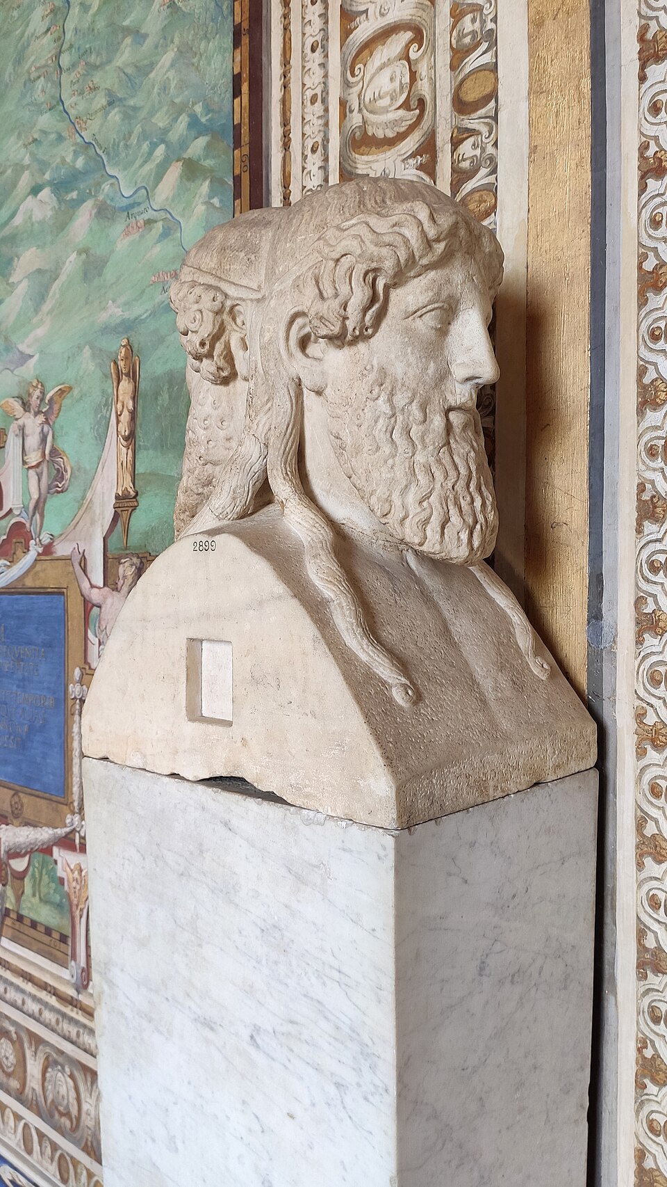 Depiction of Janus from the Temple of Zeus Pantheon