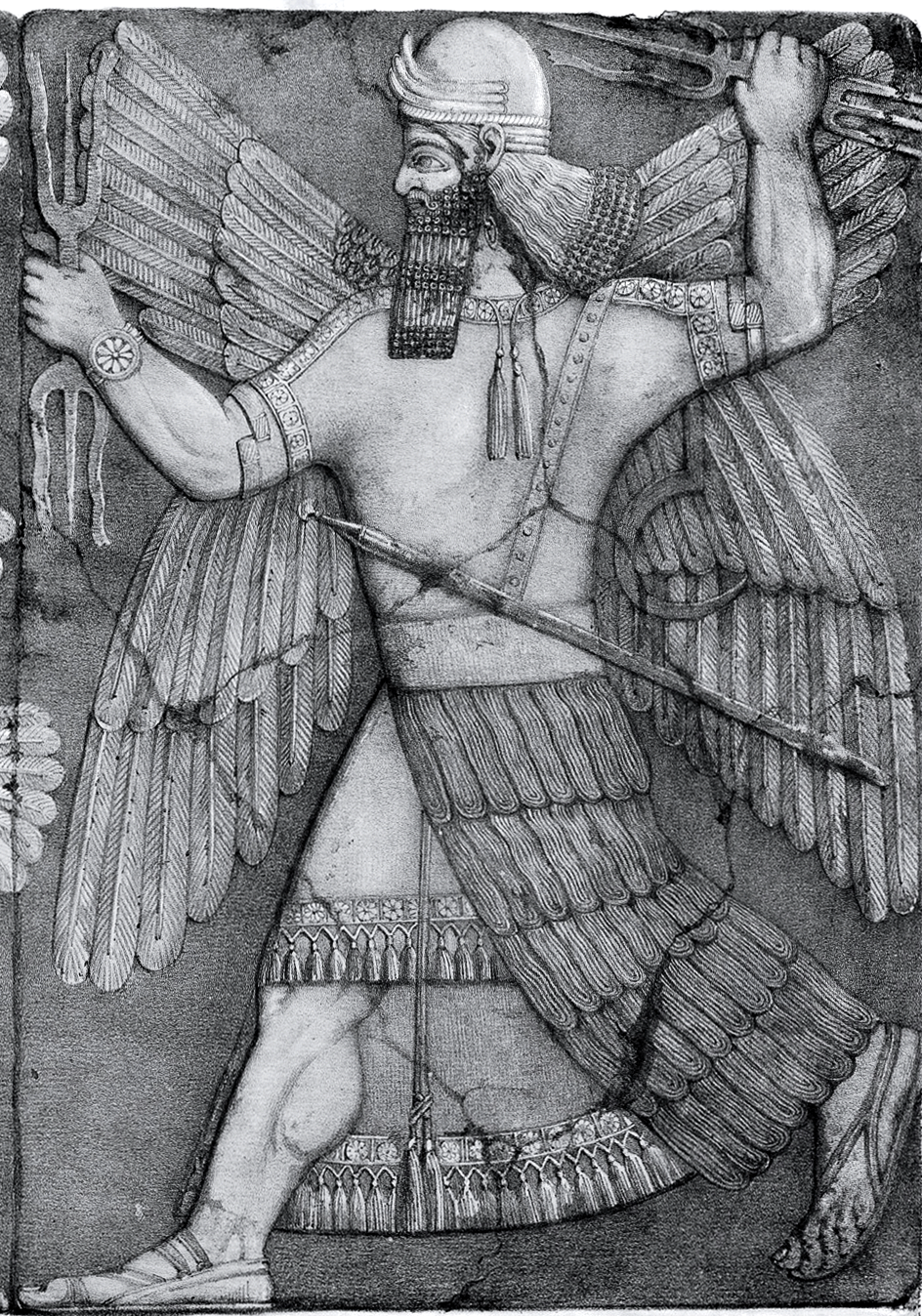 Depiction of Ninurta from the Temple of Zeus Pantheon