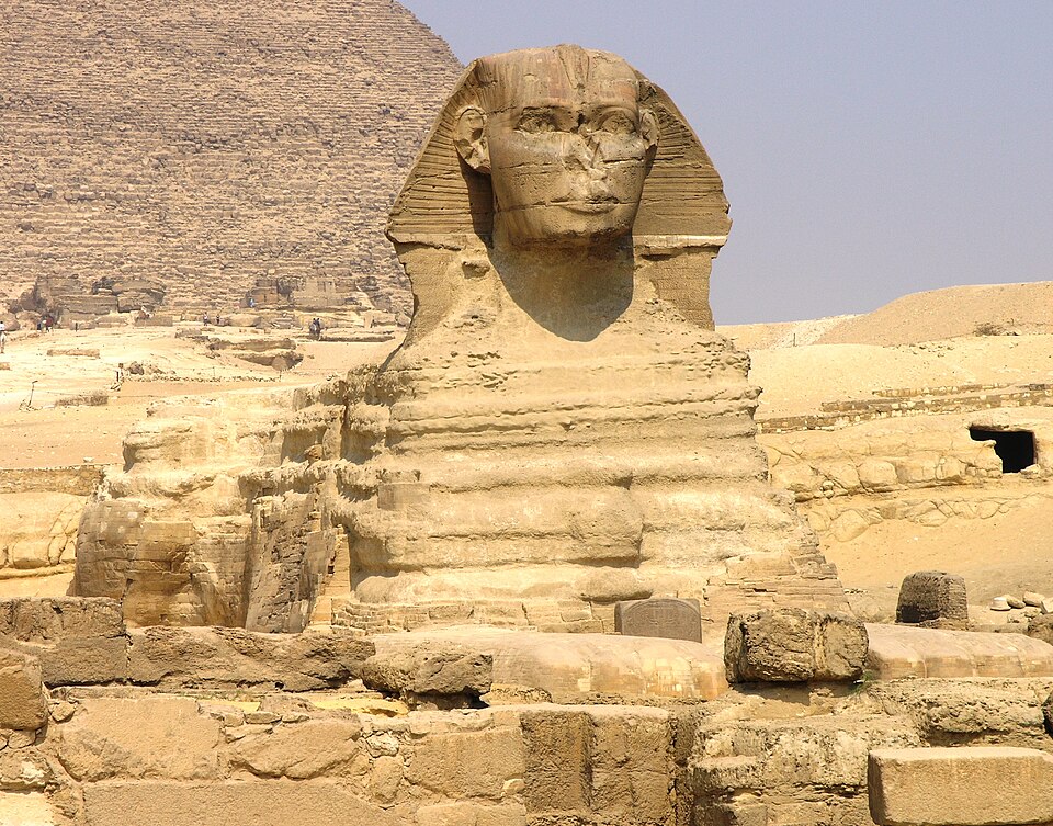 Depiction of Sphinx from the Temple of Zeus Pantheon