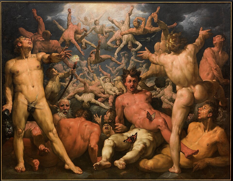Depiction of The Titans from the Temple of Zeus Pantheon